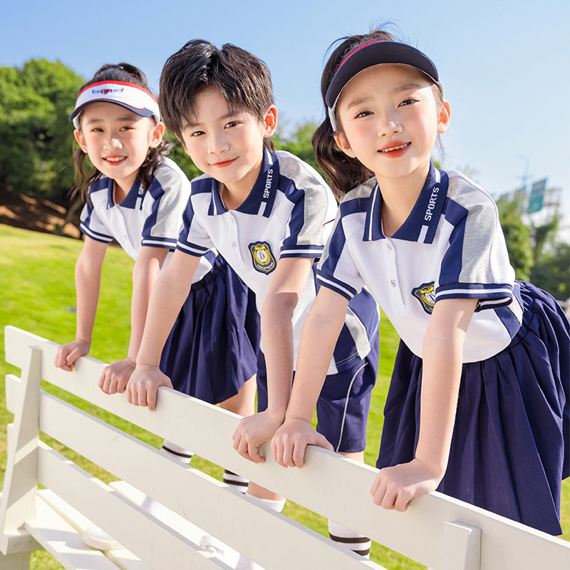 六一儿童表演服夏季新款小学生校服班服幼儿园园服运动会团体服装