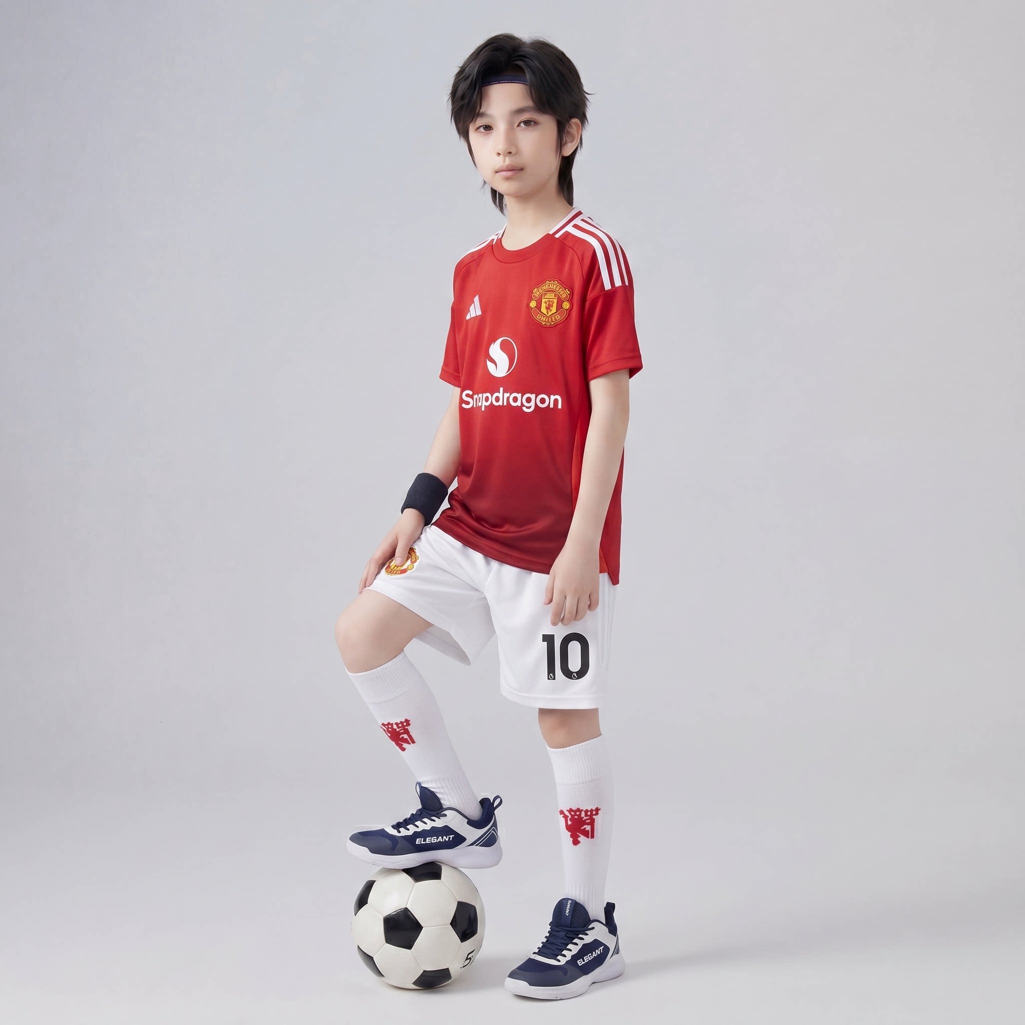 男童夏装短袖套装2026年新款中大童运动速干夏款球服儿童夏季10号