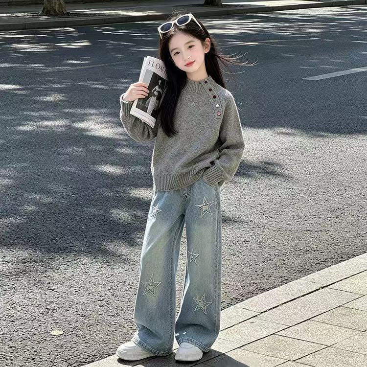 女童毛衣2026冬季新款女孩针织打底衫保暖中大儿童爆款童装冬装潮