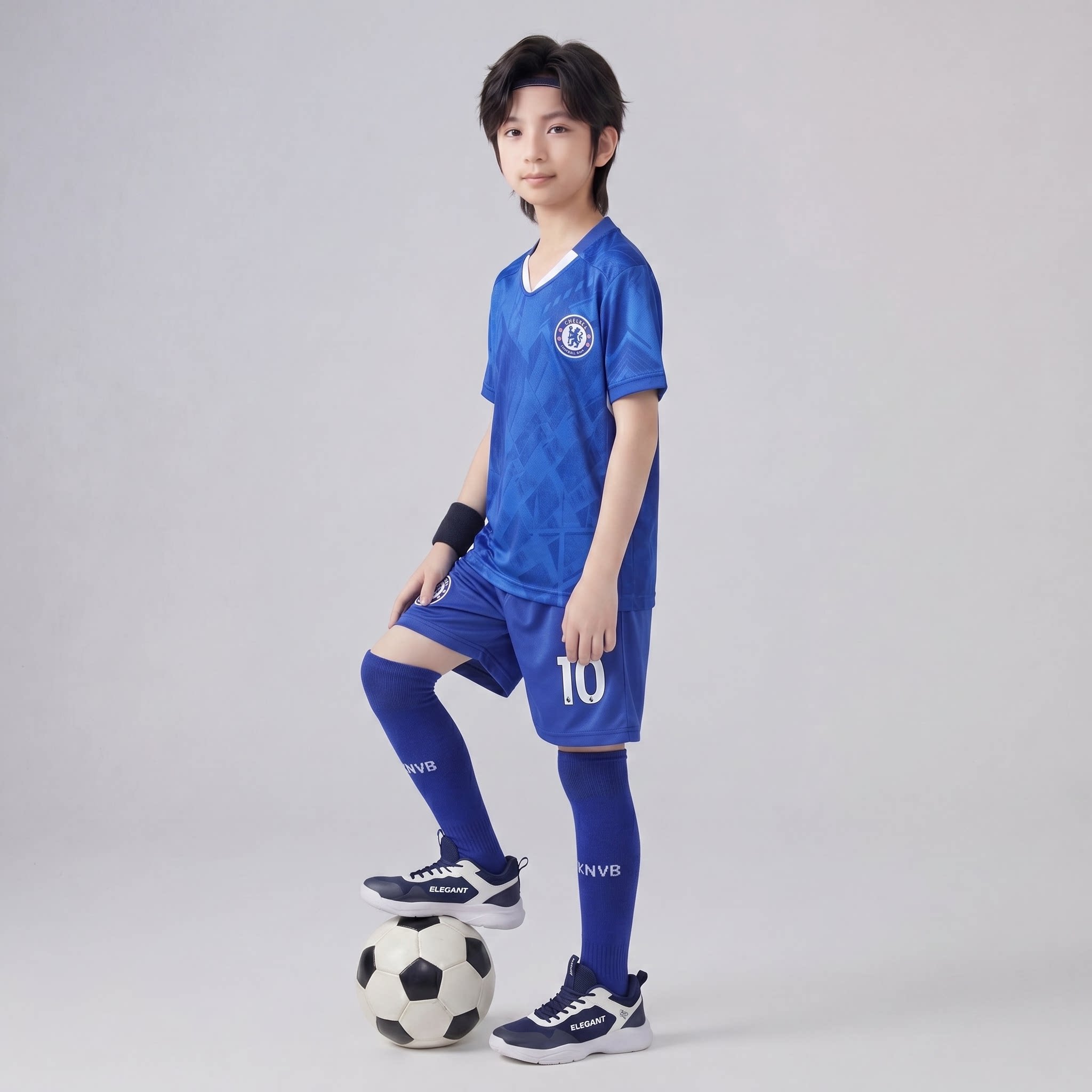 男童夏装短袖套装2026年新款中大童运动速干夏款球服儿童夏季10号