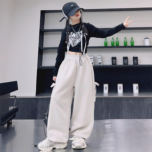 女童运动服套装春季新款小女孩纯棉韩版休闲三件套爆款中大童装潮