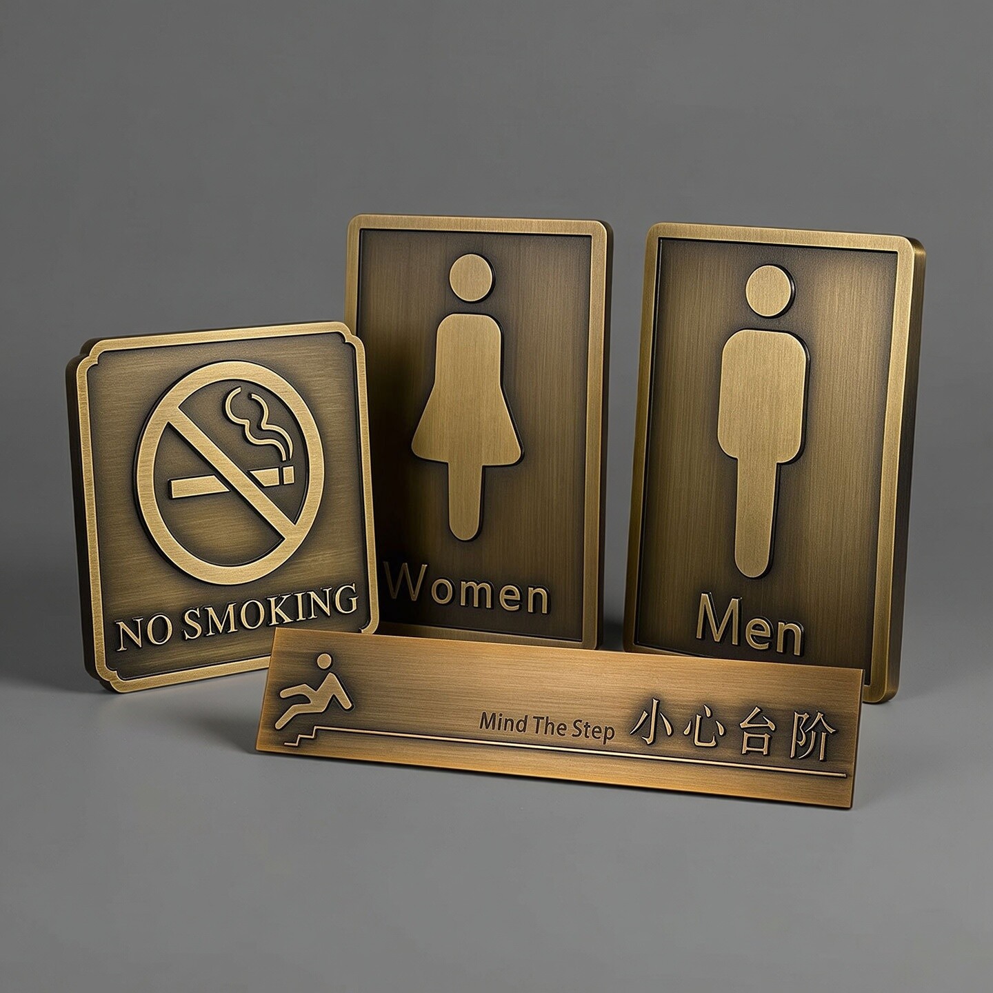 洗手间标牌贴男女厕所标志牌WC卫生间提示牌门牌创意标识牌指示牌