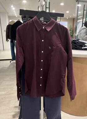 AbercrombieampFitch AF国内代购女款小麋鹿标衬衫多色不退换