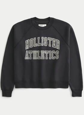 Hollister国内代购男女同款字母运动卫衣不支持退货