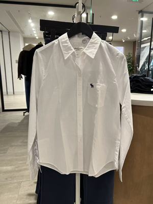 AbercrombieampFitch AF国内代购女款小麋鹿标衬衫多色不退换