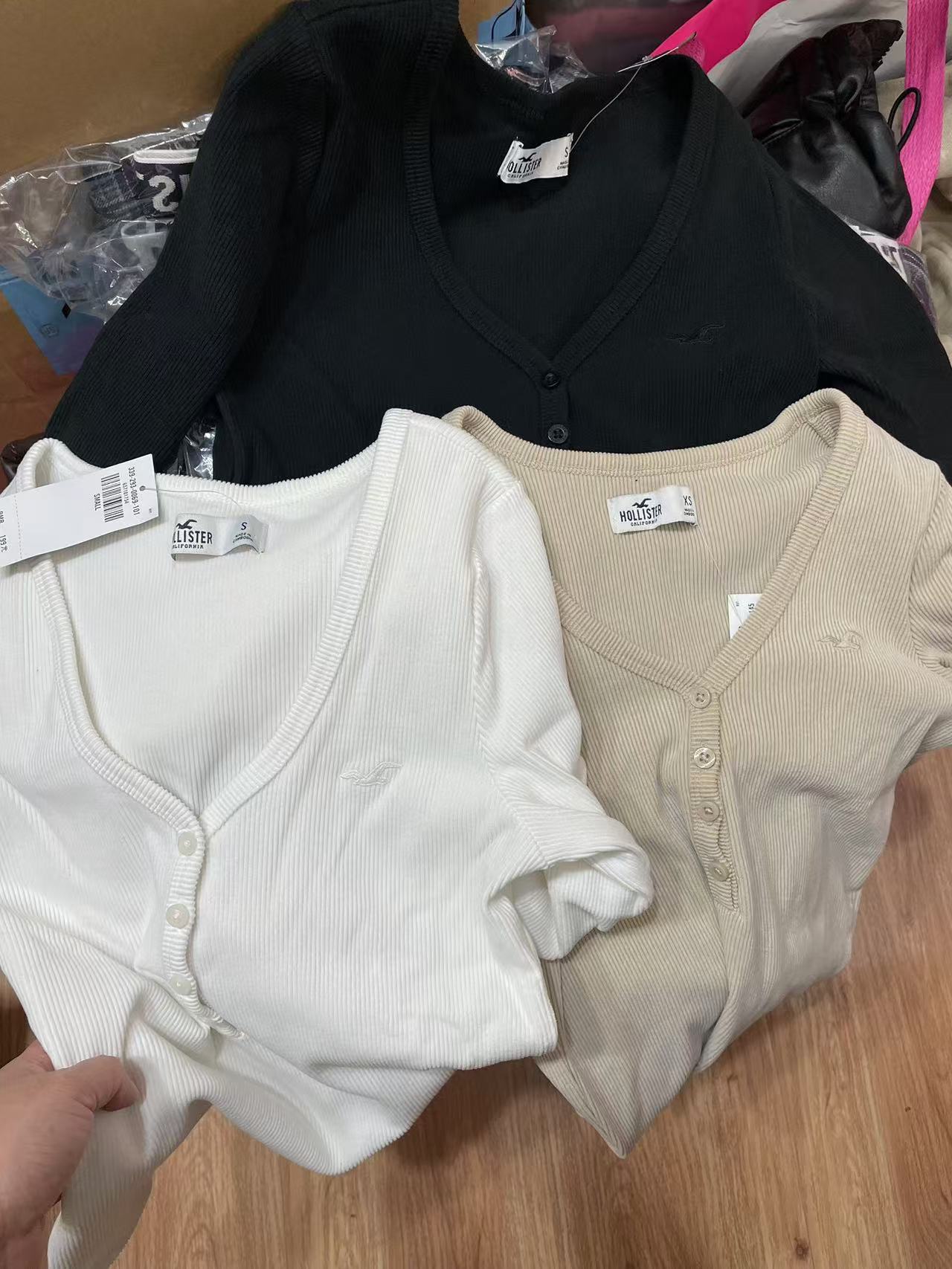 Hollister小海鸥国内代购亨利长袖衫不支持退货