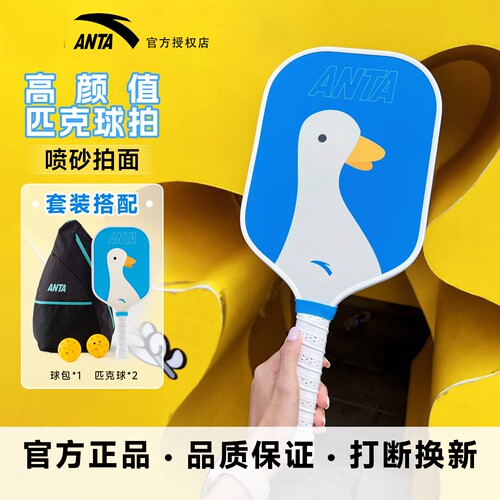 安踏匹克球拍套装磨砂新手入门