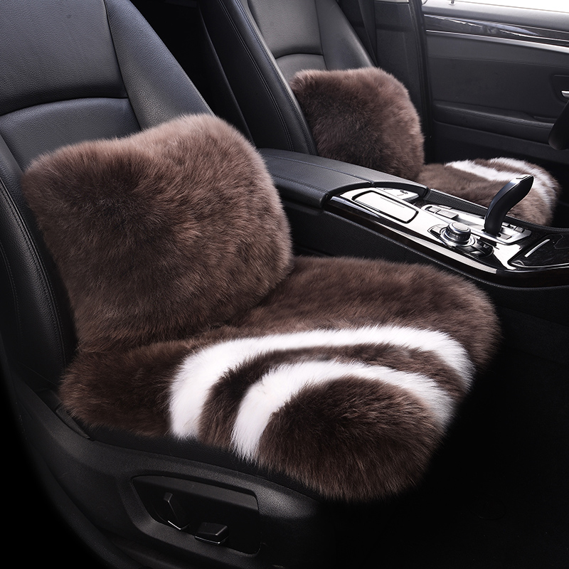 澳洲汽车坐垫保暖冬季