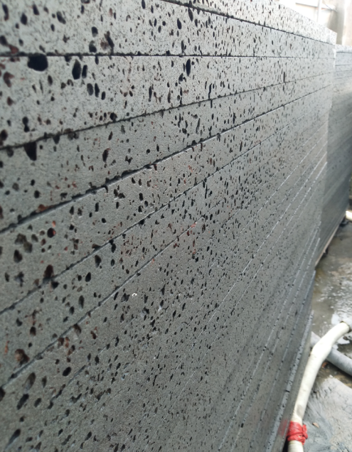 海南天然火山岩蜂窝石黑洞石玄武岩室内外墙面砖马赛克铺地板铺路