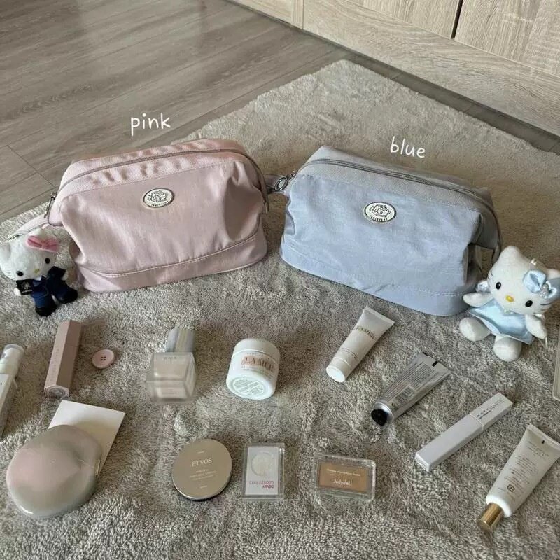 自制“小奶糖”化妆包 防水旅行洗漱包大容量随身包中包收纳包