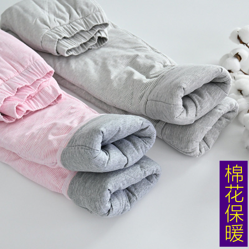 冬季加厚款六两棉花保暖裤加棉女外穿一条过冬妈妈棉裤特厚东北