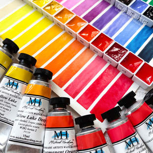 麦克哈丁136色自选色 MH英国艺术家级水彩分装管状