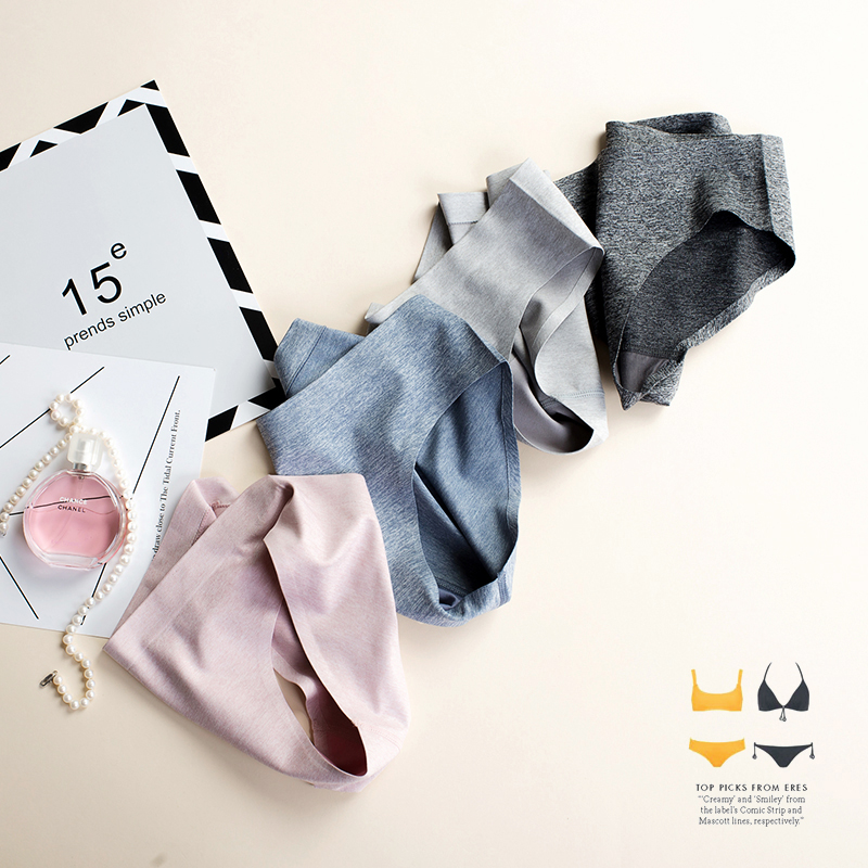 色纱抗起球三角女士内裤MCMOUCO