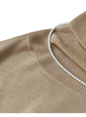 HS1401 小米珠珍珠项链 播