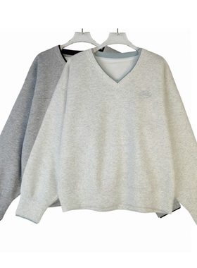 MGYG2395 新款时尚韩版休闲V领女士卫衣