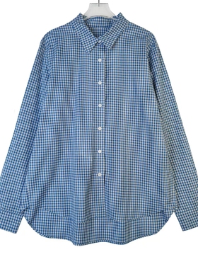 OLT2282 新款气质百搭女士格子纯棉衬衫 【15】