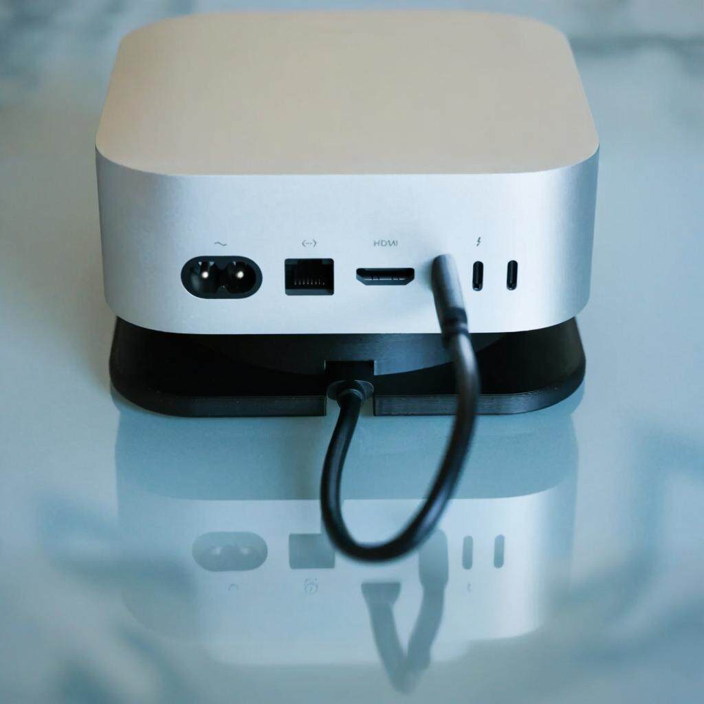 3D打印适用于Mac mini M4（2024)+三星T7 SSD仓位数码配件