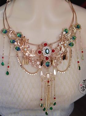 异域风项圈保色铜长流苏