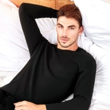 Удерживающее тепло нижнее белье, комплект, термобелье, бархатные приятные телу штаны, в обтяжку, облегающий крой