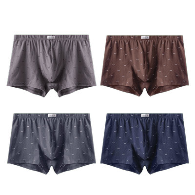 纯棉印花男士内裤洁丽雅