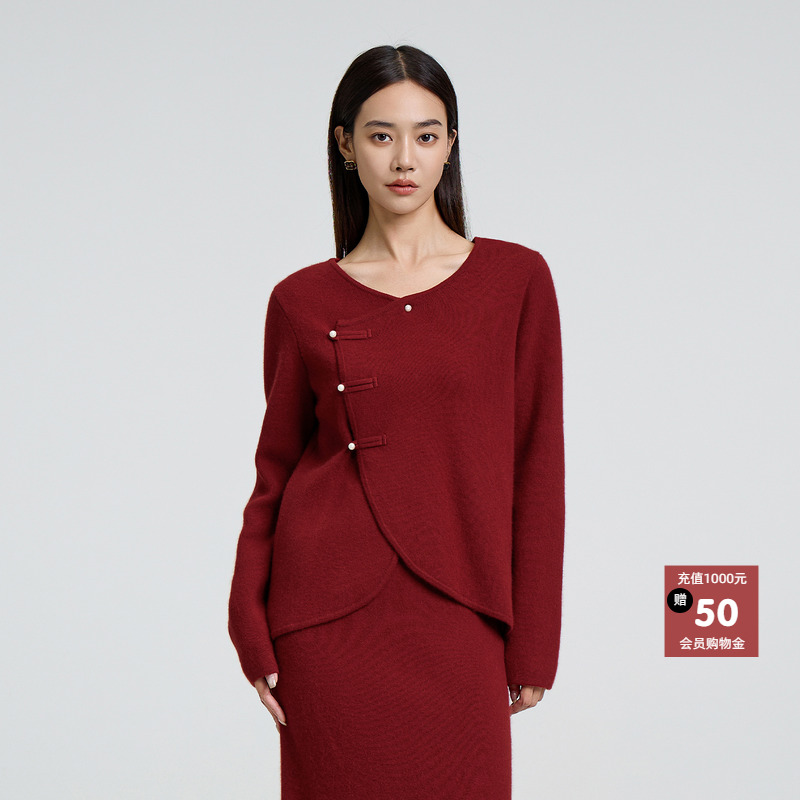 商场同款2025冬季新款针织衫上衣