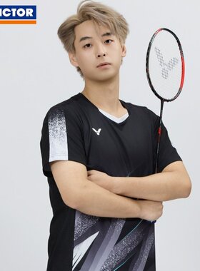2026新品victor胜利羽毛球服威克多省队比赛服男女运动短袖T60009