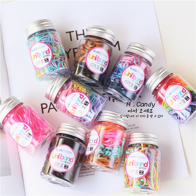 韩国糖果色基础打底发圈