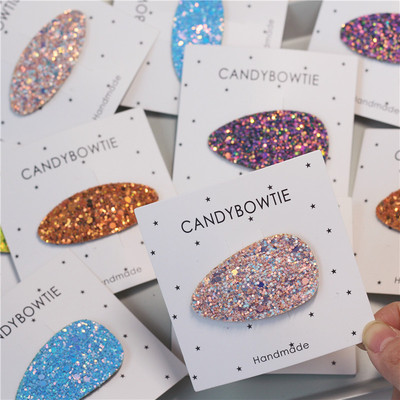 candybowtie手工幻彩bb夹大亮片