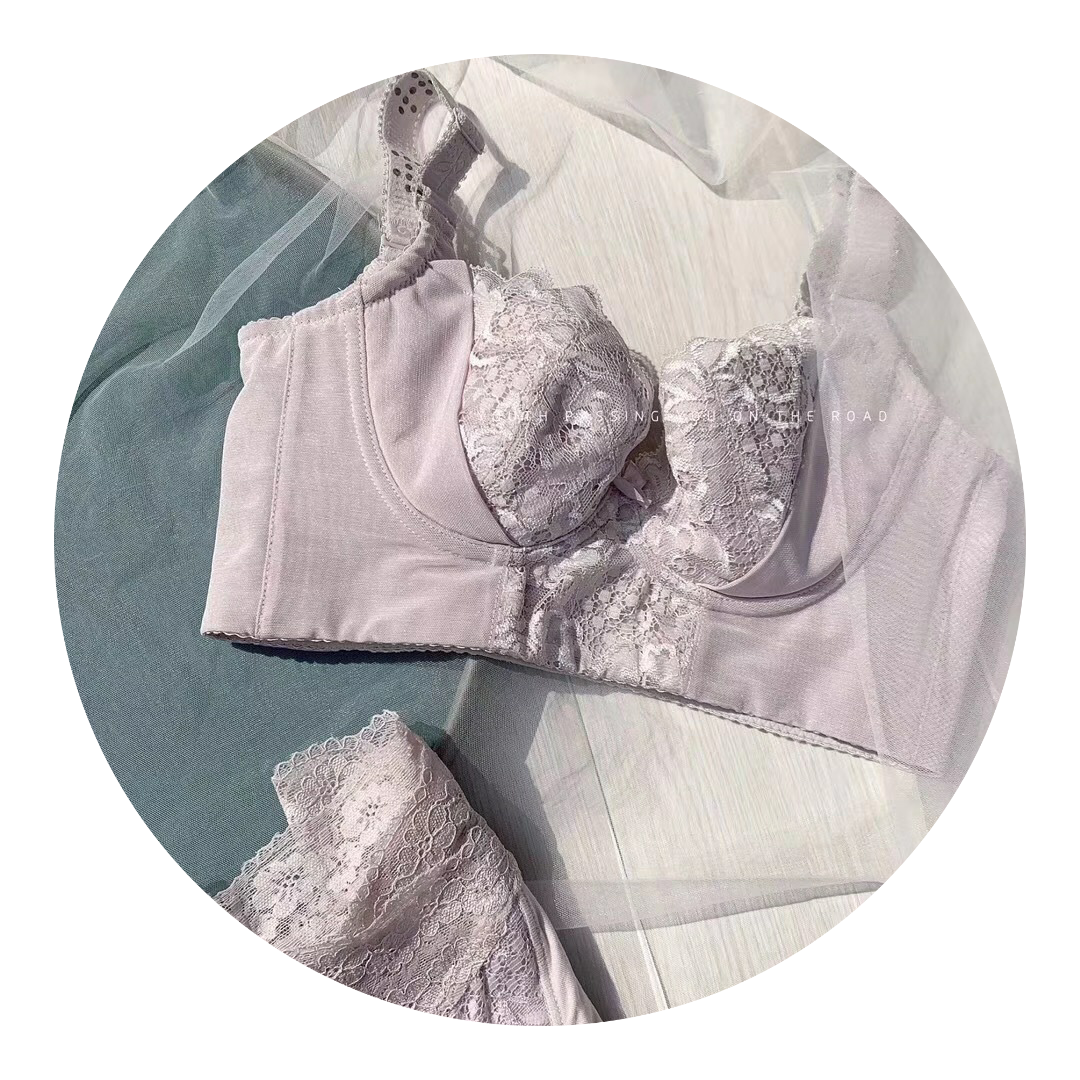 兰犇2020新款时尚丰胸美肤调整型无海绵无钢圈内衣聚拢收副乳文胸