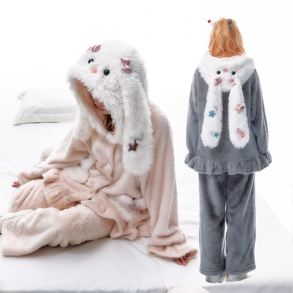 杨二大梦12/29号毛绒睡衣套装