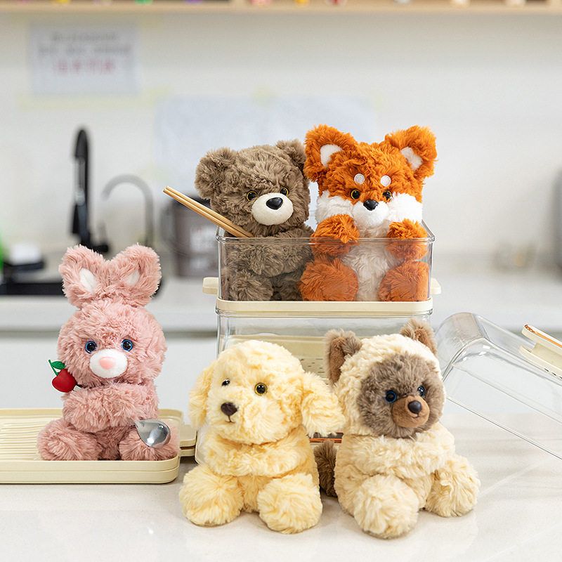 可爱掌中宝萌小狗毛绒玩具泰迪狗