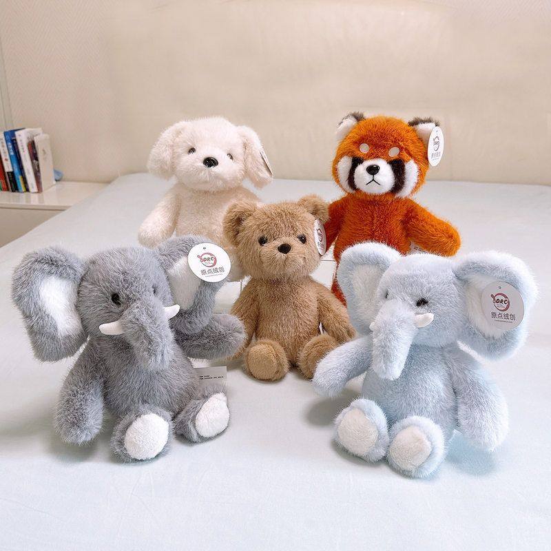 原点绒创森森系列动物玩偶浣熊公仔小狗布娃娃礼物大象儿童玩具,玩具/童车/益智/积木/模型,毛绒/玩偶/公仔/布艺类玩具,淘宝优惠券,粉丝福利购,淘宝优惠卷