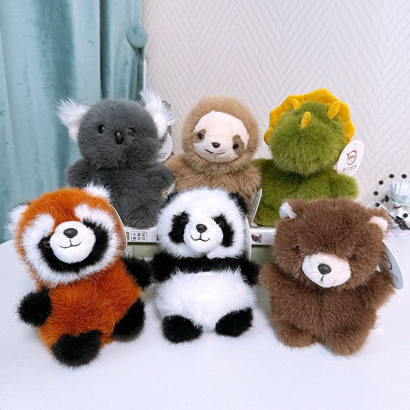 原点绒创背宝小浣熊考拉挂件玩偶
