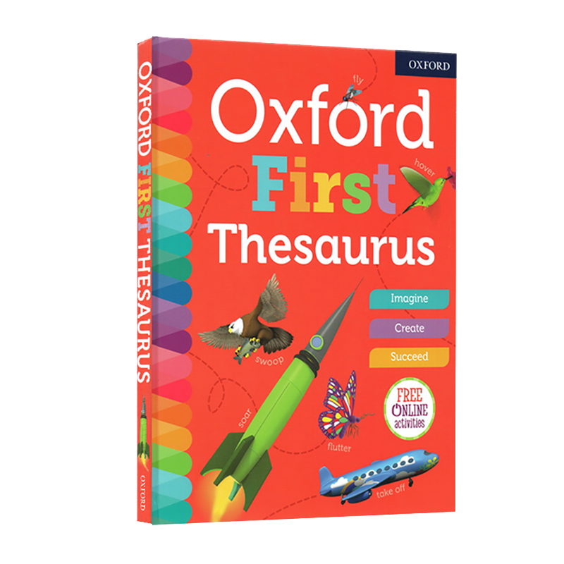 英文原版Oxford First Thesaurus牛津英语近义词图解字典 精装