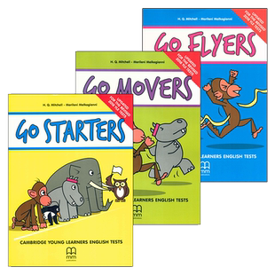剑桥少儿英语YLE等级考试教材 Go starters,movers,flyers含光盘CAMBRIDGE YOUNG LEARNERS ENGLISH TESTS 2018 YLE 测试真题集