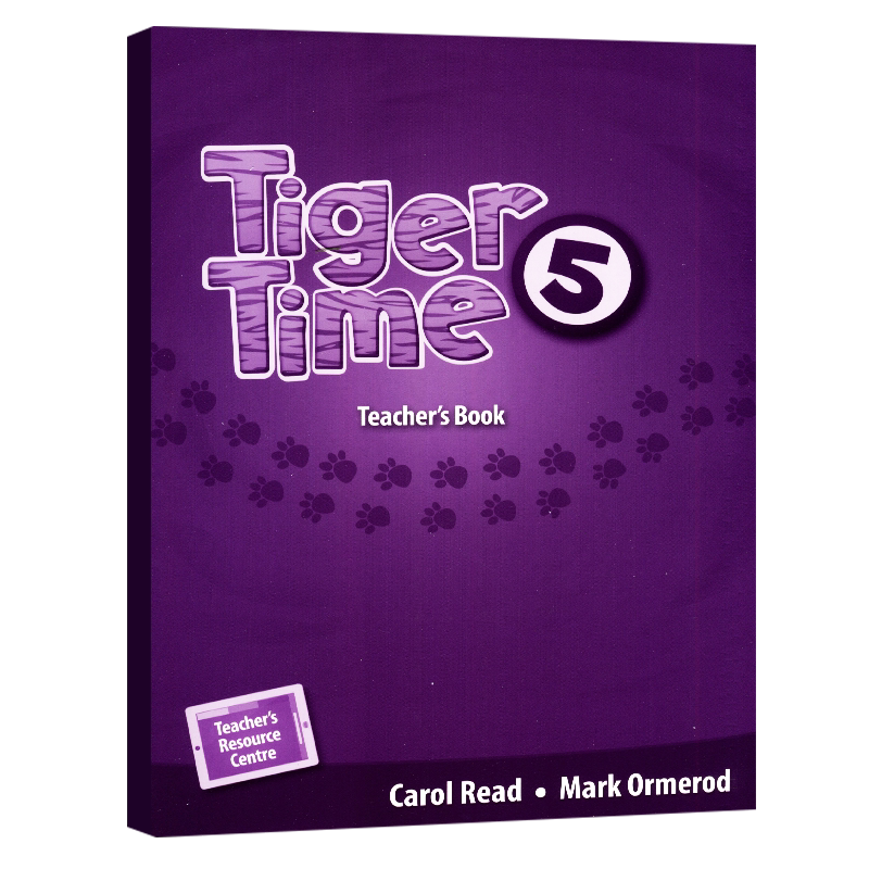 原版进口 麦克米伦少儿英语教材 Tiger Time 5级别教师用书 教学大纲计划详解 对标欧洲英语学习框架 附教师资源中心