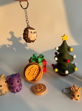 跨境爆款3D打印模型PLA模型小摆件玩具摆件摆设礼品礼物