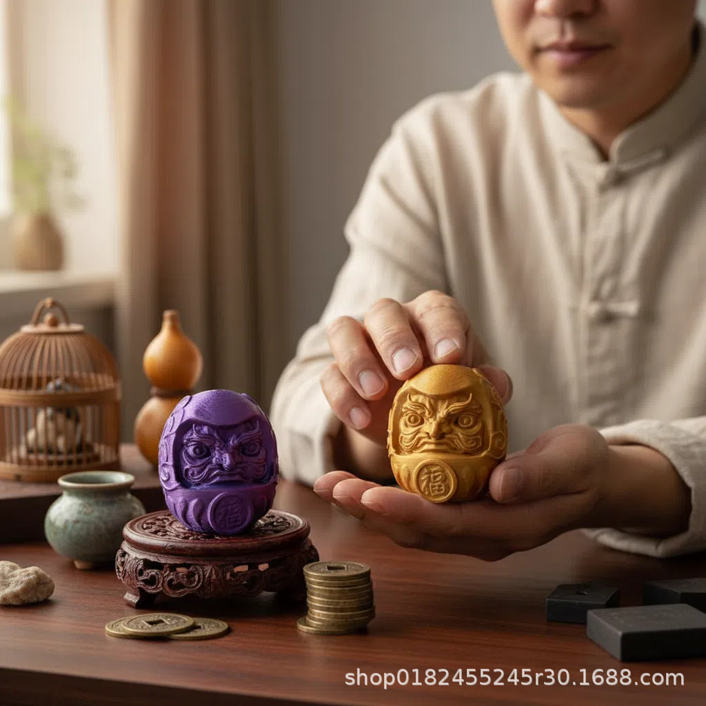 3D打印模型PLA达摩模型玩具摆件摆设礼品礼物创意潮玩