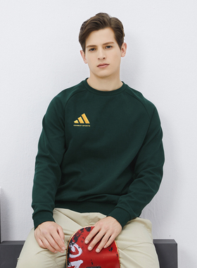 Adidas阿迪达斯卫衣男情侣一男一女 棉款男女同款aCLLSPS3CS-GNG