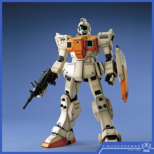 万代 拼装模型 MG 1/100 RGM-79G 陆战型吉姆 拼装模型高达