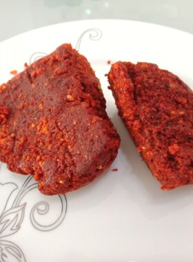 羊油辣子宁夏石嘴山大武口羊油辣椒炒菜煮面羊杂火锅底料