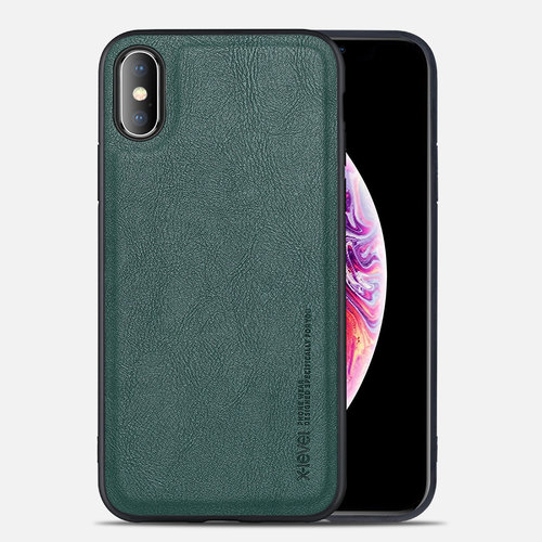 xlevel适用苹果x手机壳iphone xr防摔皮壳xs max全包皮套软保护套