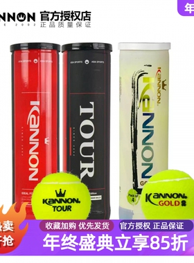 Kannon康龙冠群黑罐TUOR索德林孟菲斯公开赛网球比赛球训练球白罐