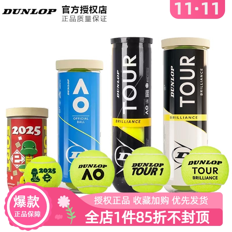 国际大牌Dunlop比赛网球TOUR加亮