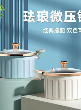 微压料理锅家用大容量罗马汤锅电磁炉通用不粘锅多功能双耳煲汤锅