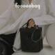 fooooobag植鞣「菱格小方」头层牛皮小众设计质感简约新款 手提包