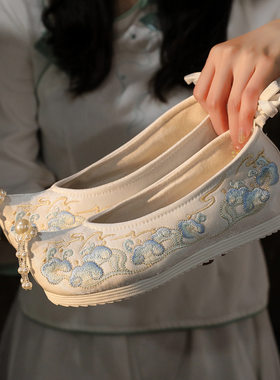 新款内增高汉服鞋子古风