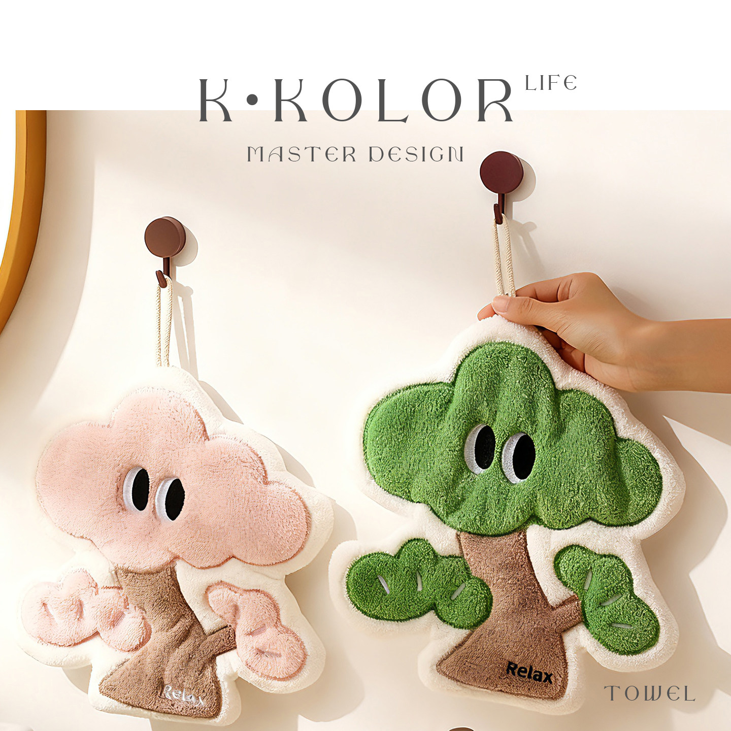 创意卡通图案擦手巾珊瑚绒挂式加厚吸水速干毛巾厨房卫浴擦手帕,家庭/个人清洁工具,厨房擦手巾,淘宝优惠券,粉丝福利购,淘宝优惠卷