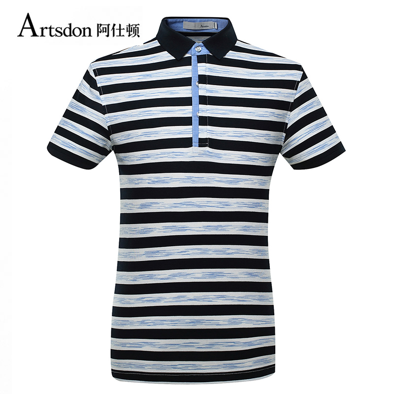 Artsdon/°¢Ê˶ٻù´¡¿îײɫÌõÎÆ·Áì¶ÌÐäTÐôÏļ¾ÐÂÆ·ÊæÊÊPOLOÉÀÄÐ