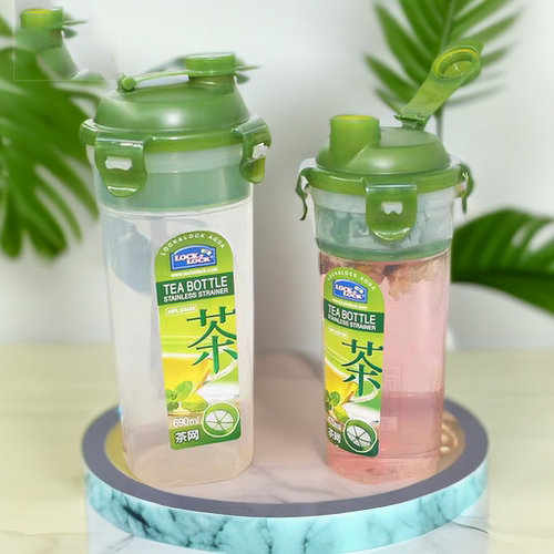 乐扣水杯塑料运动水壶儿童挂绳